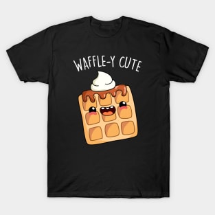 Waffley Cute Waffle Pun T-Shirt